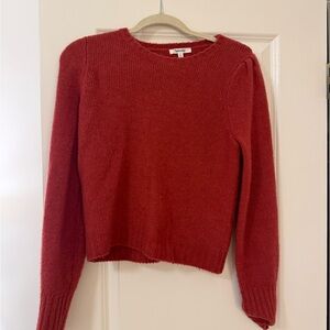 Splendid Women's Wool Red Crew Neck Sweater — size XS